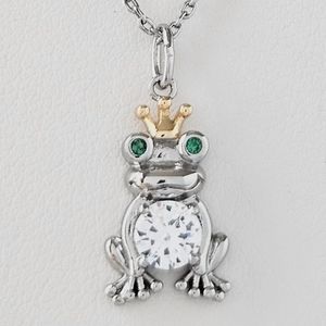 Frog Prince Necklace,  Charmed Aroma Fairy Tale Collection